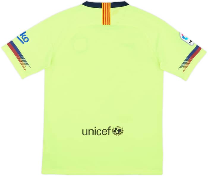 2018-19 Barcelona Away Shirt - 5/10 - (XL.Boys)