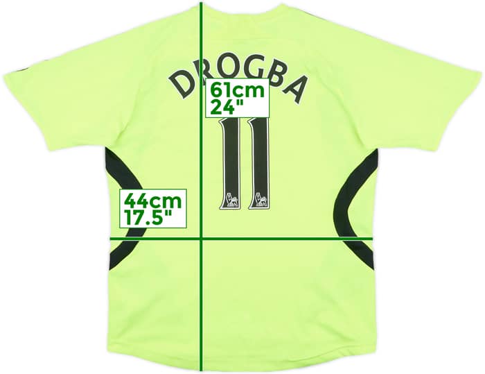 2007-08 Chelsea Signed Away Shirt Drogba #11 - 7/10 - (S.Boys)
