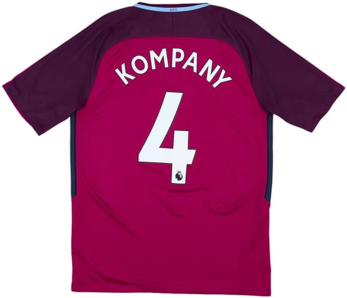 2017-18 Manchester City Away Shirt Kompany #4 - 8/10 - (M)