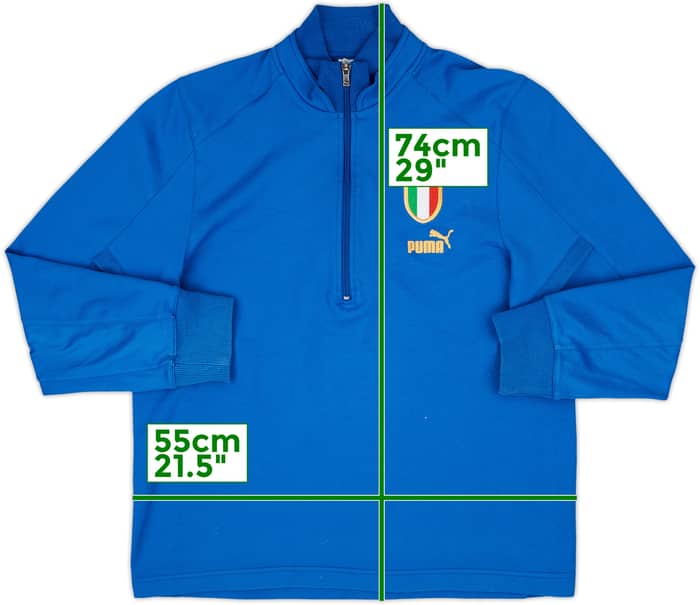 2004-06 Italy 1/2 Zip Drill Top - 7/10 - (L)