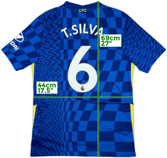 2021-22 Chelsea Home Shirt T.Silva #6 - 7/10 - (M)