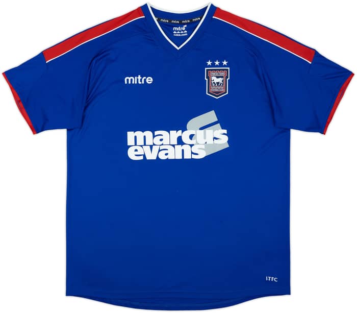 2012-13 Ipswich Home Shirt Bullard #21 - 7/10 - (XL)