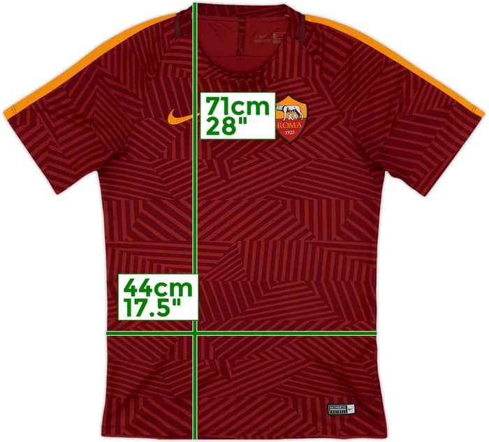 2016-17 Roma Nike Training Shirt - 9/10 - (S)