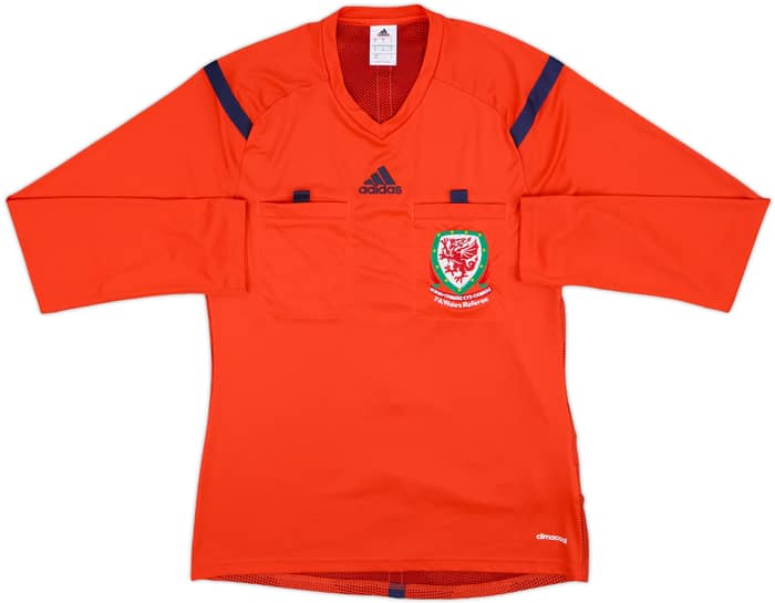 2013-14 Wales FA adidas Referee L/S Shirt - 9/10 - (M)