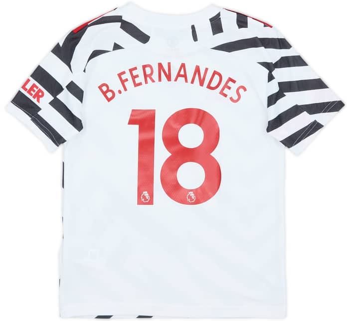2020-21 Manchester United Third Shirt B.Fernandes #18 - 9/10 - (S.Boys)