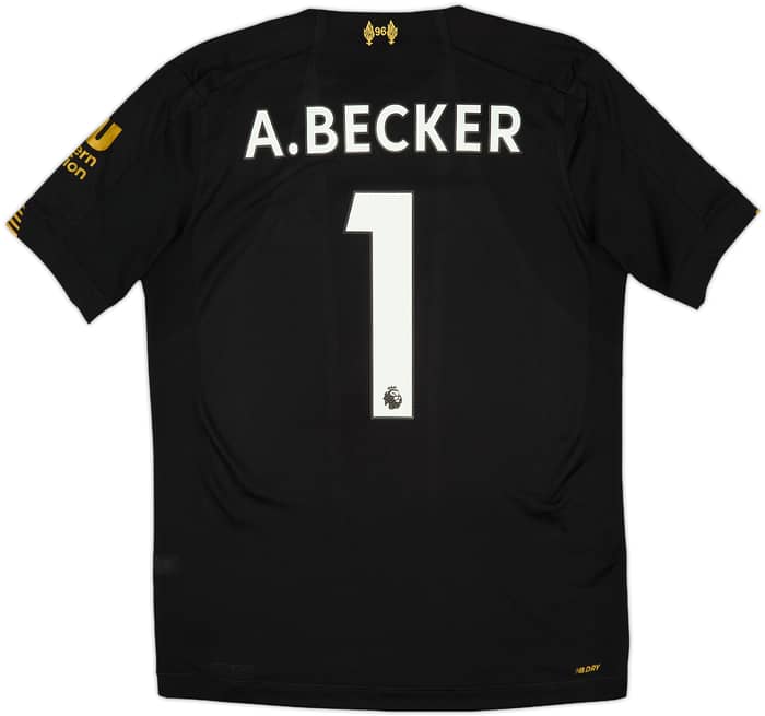 2019-20 Liverpool GK S/S Shirt A.Becker #1 - 9/10 - (S)