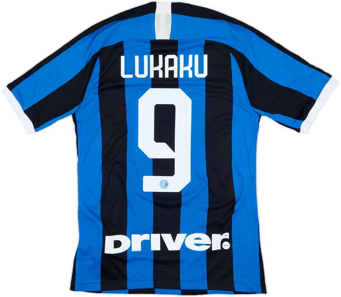 2019-20 Inter Milan Authentic Home Shirt Lukaku #9 - 8/10 - (S)