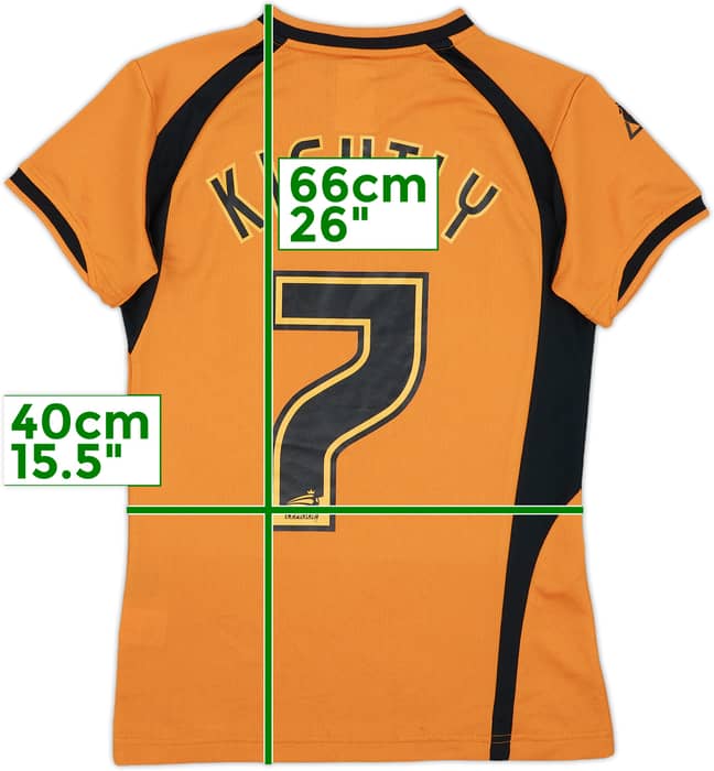 2008-09 Wolves Home Shirt Kightly #7 - 7/10 - (Women's S)