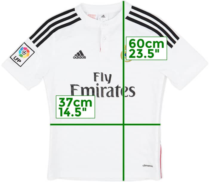 2014-15 Real Madrid Home Shirt - 6/10 - (M.Boys)