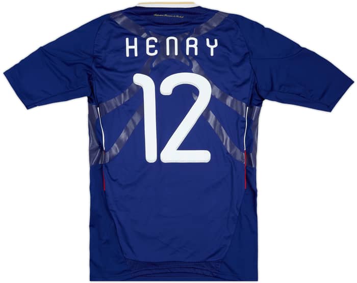 2009-10 France Player Issue Techfit Home Shirt Henry #12 - 8/10 - (XL)