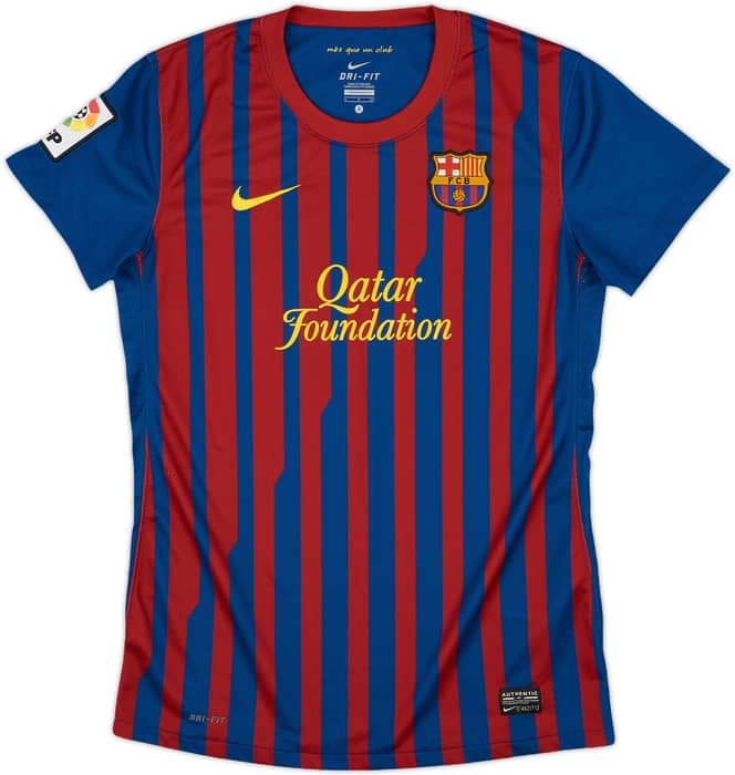 2011-12 Barcelona Home Shirt - 9/10 - (Women's S)