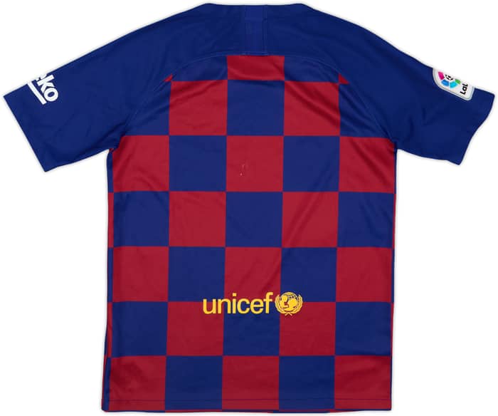 2019-20 Barcelona Home Shirt - 8/10 - (XL.Boys)