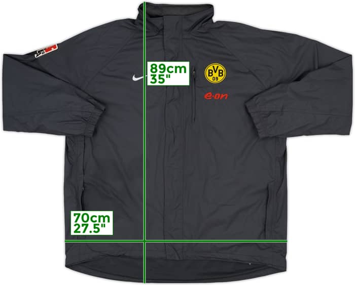 2004-05 Borussia Dortmund Nike Hooded Rain Jacket - 6/10 - (XXL)