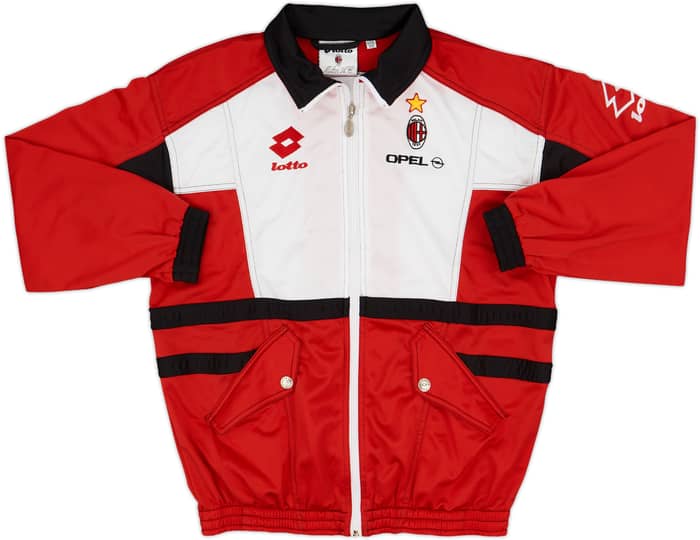 1994-95 AC Milan Lotto Track Jacket - 9/10 - (XL.Boys)