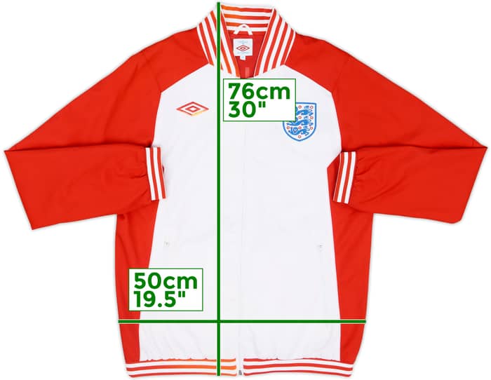 2010-11 England Umbro Track Jacket - 6/10 - (M)