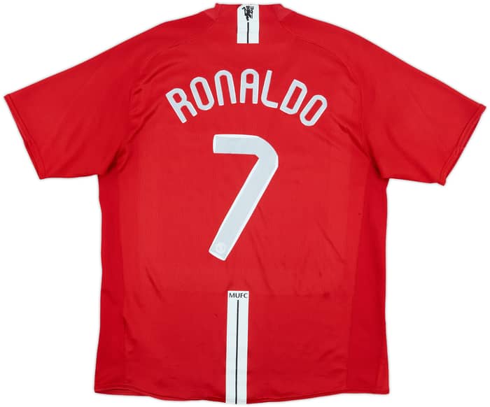 2007-09 Manchester United Home Shirt Ronaldo #7 - 6/10 - (L)