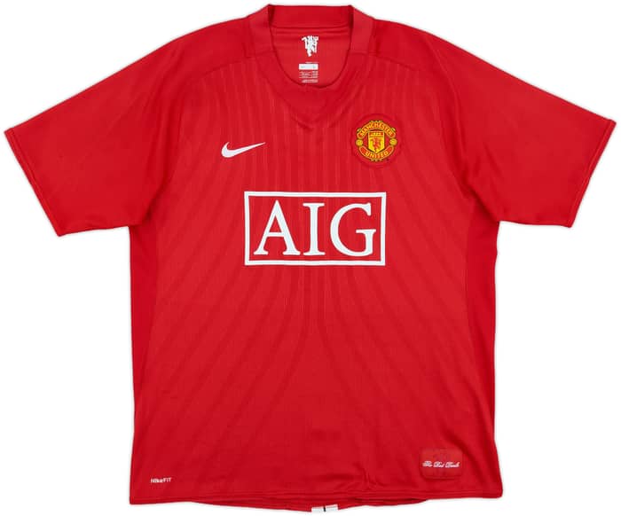2007-09 Manchester United Home Shirt Ronaldo #7 - 6/10 - (L)