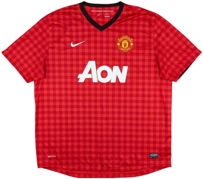 2012-13 Manchester United Home Shirt Scholes #22 - 7/10 - (XXL)