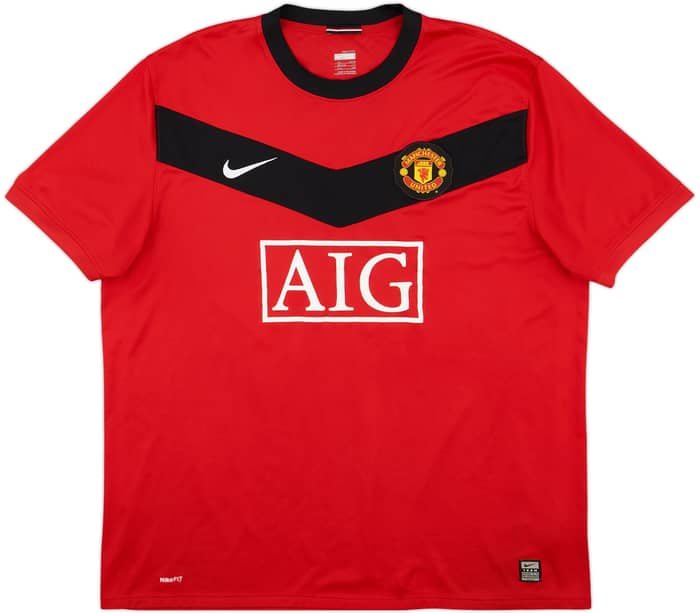 2009-10 Manchester United Home Shirt Berbatov #9 - 6/10 - (XXL)