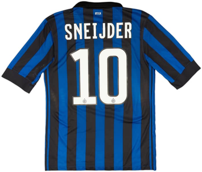 2011-12 Inter Milan Home Shirt Sneijder #10 - 6/10 - (S)