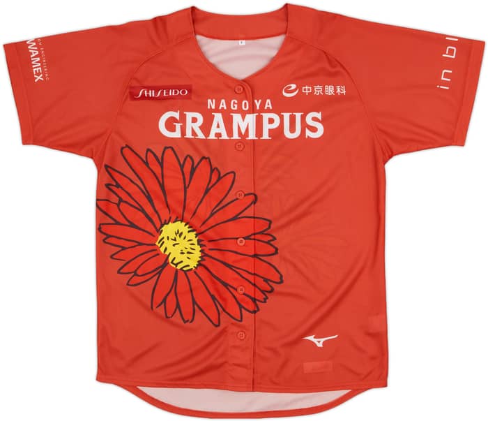 2010s Nagoya Grampus Mizuno Baseball Shirt - 7/10 - (L)
