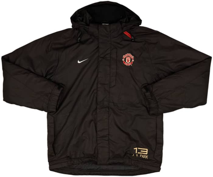 2007-08 Manchester United Nike Bench Coat J.S.Park #13 - 5/10 - (L)