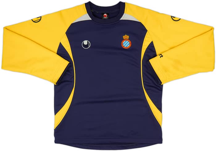 2007-08 Espanyol Uhlsport Sweat Top - 8/10 - (S)