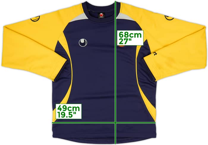 2007-08 Espanyol Uhlsport Sweat Top - 8/10 - (S)