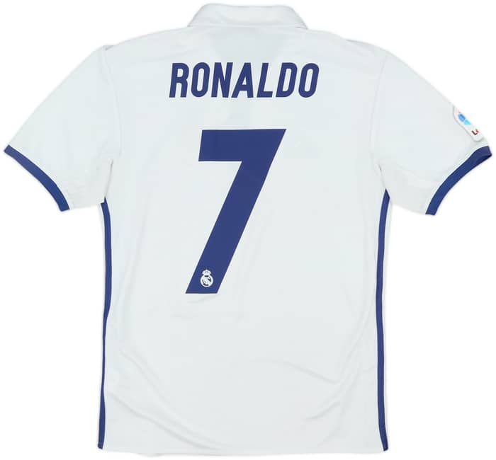 2016-17 Real Madrid Home Shirt Ronaldo #7 - 6/10 - (S)