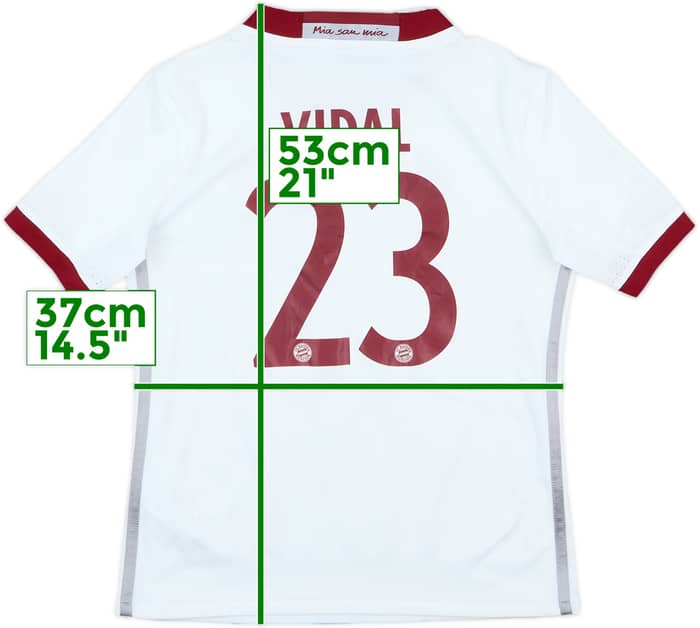 2016-17 Bayern Munich Third Shirt Vidal #23 - 8/10 - (S.Boys)