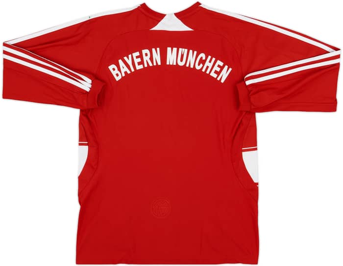 2008-09 Bayern Munich Home L/S Shirt - 7/10 - (XL.Boys)
