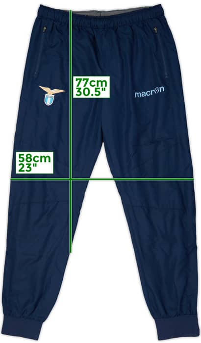 2015-16 Lazio Macron Track Pants/Bottoms - 8/10 - (L)