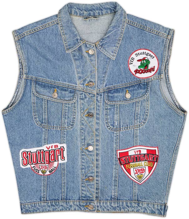 1990s Stuttgart Denim 'Kutte' Jacket - 8/10 - (L)