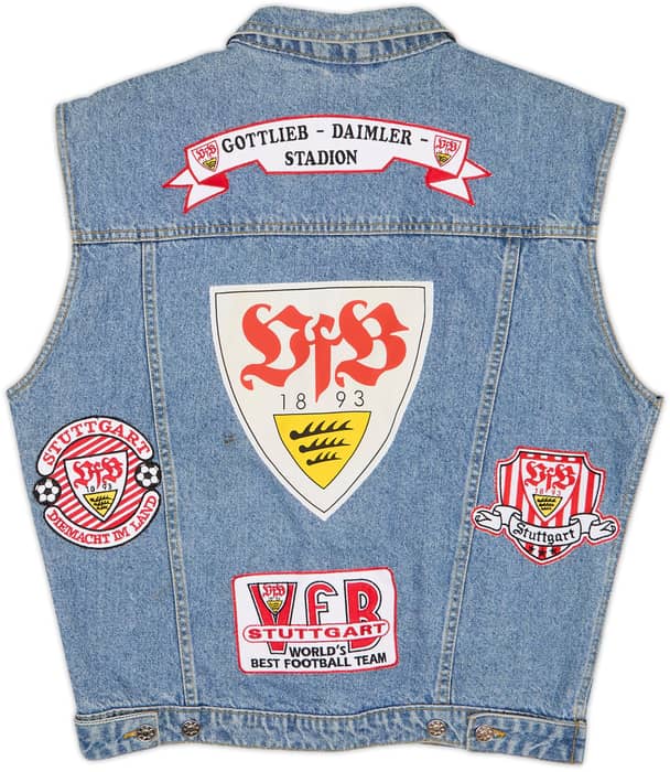 1990s Stuttgart Denim 'Kutte' Jacket - 8/10 - (L)