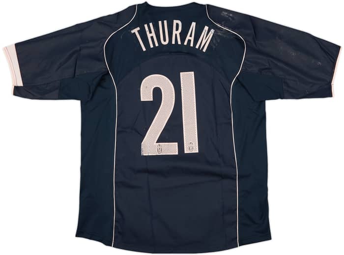 2004-05 Juventus Away Shirt Thuram #21 - 4/10 - (XL)