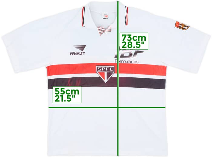 1992 Sao Paulo Home Shirt - 7/10 - (XL)