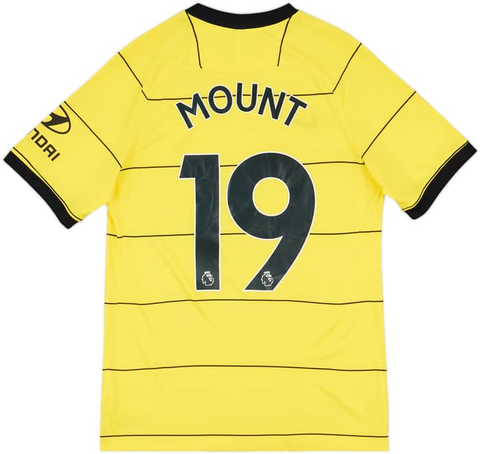 2021-22 Chelsea Away Shirt Mount #19 - 7/10 - (S)