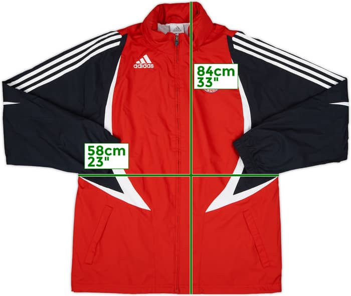 2007-08 Bayern Munich adidas Hooded Rain Jacket - 8/10 - (M)