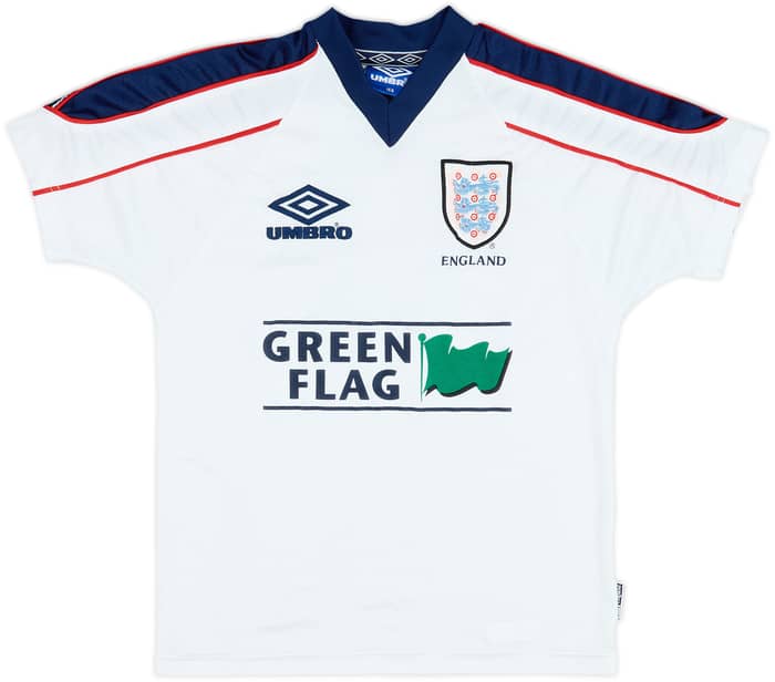 1998-00 England Umbro Training Shirt - 8/10 - (L.Boys)