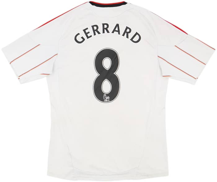 2010-11 Liverpool Away Shirt Gerrard #8 - 5/10 - (M)