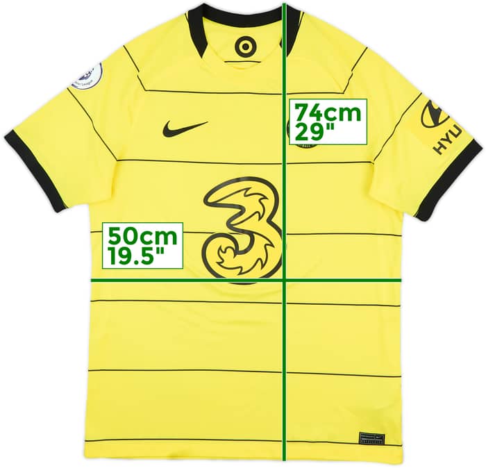 2021-22 Chelsea Away Shirt Mount #19 - 9/10 - (M)