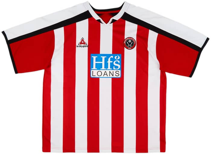 2005-06 Sheffield United Home Shirt Jagielka #6 - 7/10 - (XXL)