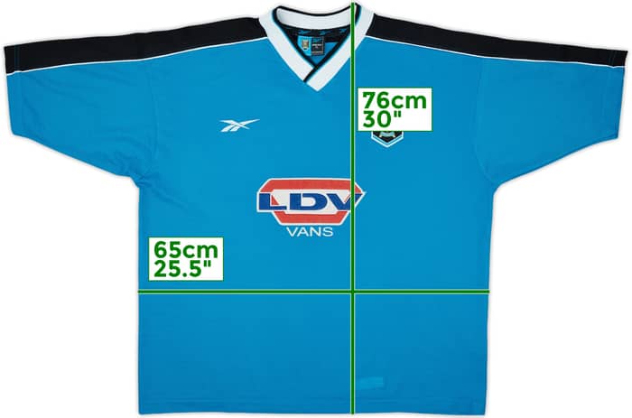 1998-99 Aston Villa Away Shirt Yorke #10 - 9/10 - (XL)