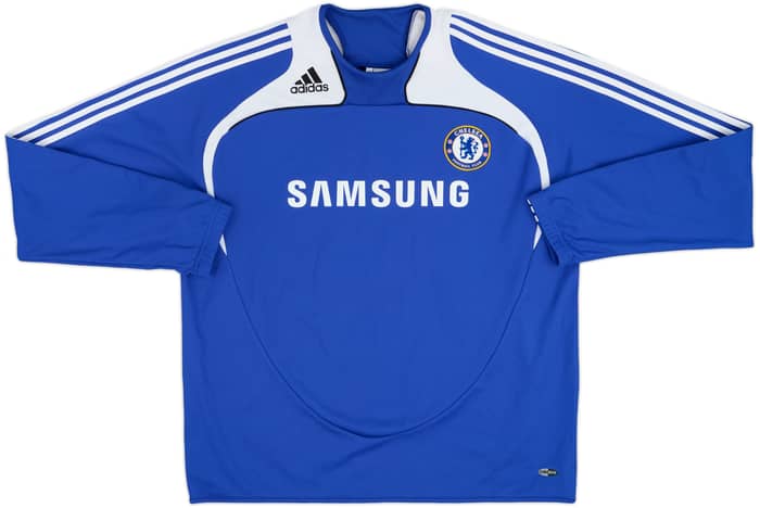 2007-08 Chelsea adidas Sweat Top - 7/10 - (XXL)