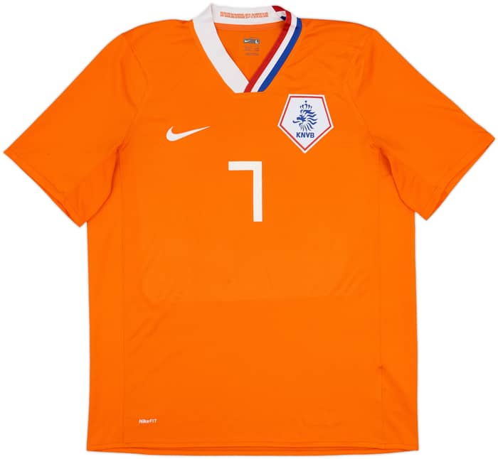 2008-10 Netherlands Home Shirt V.Persie #7 - 8/10 - (L)