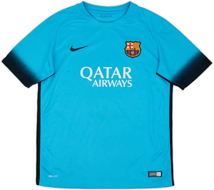 2015-16 Barcelona Third Shirt - 7/10 - (XL.Boys)
