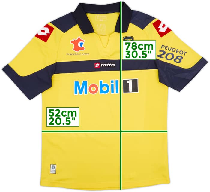 2012-13 Sochaux Home Shirt - 8/10 - (XL)
