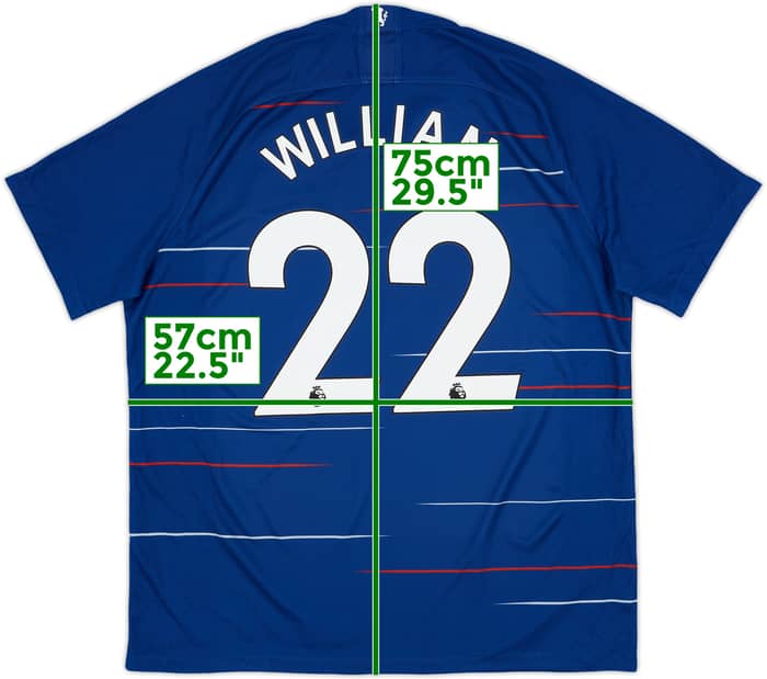 2018-19 Chelsea Home Shirt Willian #22 - 5/10 - (XL)