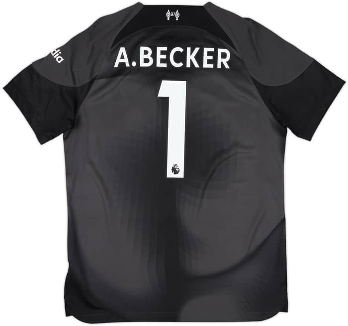 2022-23 Liverpool GK S/S Shirt A.Becker #1 - 10/10 - (M)