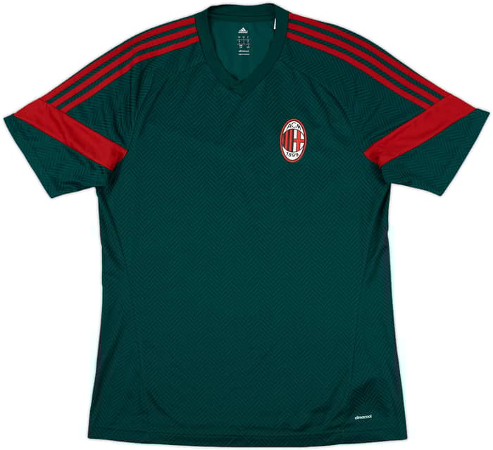 2014-15 AC Milan adidas Training Shirt - 9/10 - (L)
